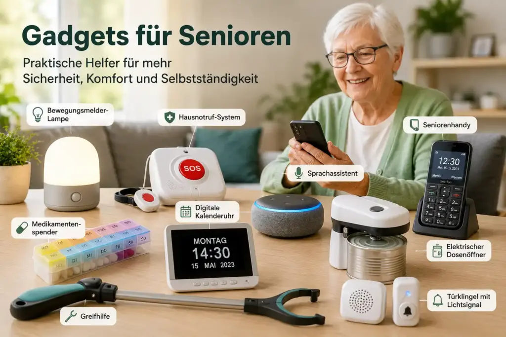 Praktische Gadgets und Alltagshilfen für Senioren im Überblick