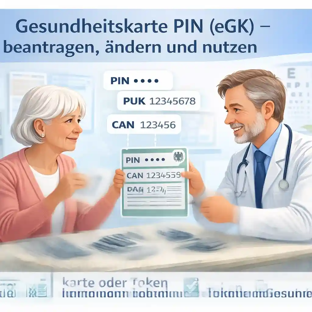 Gesundheitskarte PIN (eGK): einfach erklärt für Senioren